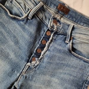 MOTHER The Fly Cut Stunner Ankle Gray Women's 27